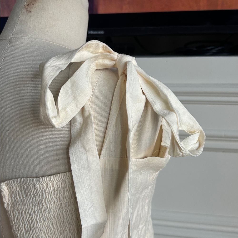 NWT Lalavon Cream Maxi Dress - Picture 7 of 10